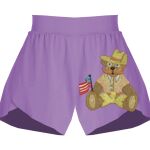 Girls Flowy Overlay Shorts Thumbnail