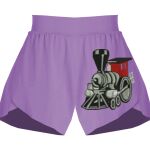 Girls Flowy Overlay Shorts Thumbnail