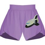 Girls Flowy Overlay Shorts Thumbnail