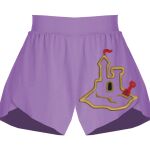 Girls Flowy Overlay Shorts Thumbnail