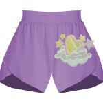 Girls Flowy Overlay Shorts Thumbnail