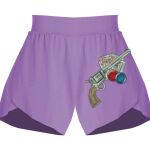 Girls Flowy Overlay Shorts Thumbnail