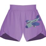 Girls Flowy Overlay Shorts Thumbnail