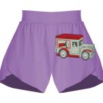 Girls Flowy Overlay Shorts Thumbnail