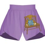 Girls Flowy Overlay Shorts Thumbnail