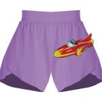 Girls Flowy Overlay Shorts Thumbnail