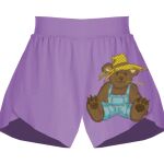 Girls Flowy Overlay Shorts Thumbnail