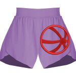 Girls Flowy Overlay Shorts Thumbnail