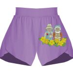 Girls Flowy Overlay Shorts Thumbnail