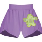 Girls Flowy Overlay Shorts Thumbnail