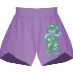 Girls Flowy Overlay Shorts Thumbnail