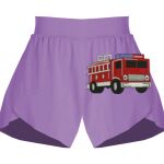 Girls Flowy Overlay Shorts Thumbnail