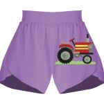 Girls Flowy Overlay Shorts Thumbnail