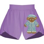 Girls Flowy Overlay Shorts Thumbnail