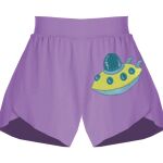 Girls Flowy Overlay Shorts Thumbnail