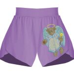 Girls Flowy Overlay Shorts Thumbnail