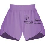 Girls Flowy Overlay Shorts Thumbnail