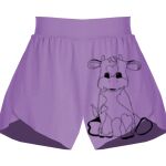 Girls Flowy Overlay Shorts Thumbnail