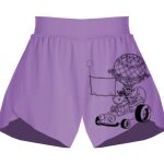 Girls Flowy Overlay Shorts Thumbnail