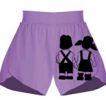 Girls Flowy Overlay Shorts Thumbnail