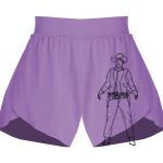 Girls Flowy Overlay Shorts Thumbnail