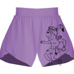 Girls Flowy Overlay Shorts Thumbnail