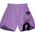 Girls Flowy Overlay Shorts Thumbnail