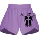 Girls Flowy Overlay Shorts Thumbnail