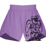 Girls Flowy Overlay Shorts Thumbnail