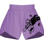 Girls Flowy Overlay Shorts Thumbnail