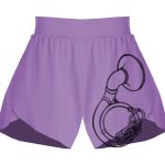 Girls Flowy Overlay Shorts Thumbnail