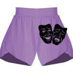 Girls Flowy Overlay Shorts Thumbnail
