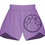 Girls Flowy Overlay Shorts Thumbnail
