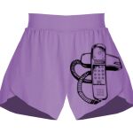 Girls Flowy Overlay Shorts Thumbnail