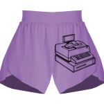 Girls Flowy Overlay Shorts Thumbnail