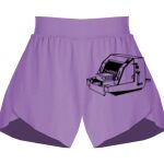 Girls Flowy Overlay Shorts Thumbnail