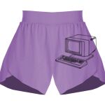 Girls Flowy Overlay Shorts Thumbnail