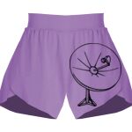 Girls Flowy Overlay Shorts Thumbnail