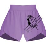 Girls Flowy Overlay Shorts Thumbnail