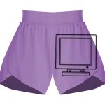 Girls Flowy Overlay Shorts Thumbnail