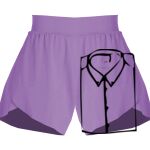Girls Flowy Overlay Shorts Thumbnail