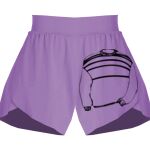 Girls Flowy Overlay Shorts Thumbnail