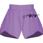 Girls Flowy Overlay Shorts Thumbnail