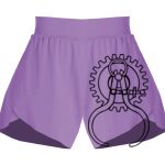 Girls Flowy Overlay Shorts Thumbnail