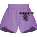 Girls Flowy Overlay Shorts Thumbnail