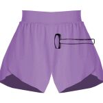 Girls Flowy Overlay Shorts Thumbnail