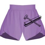 Girls Flowy Overlay Shorts Thumbnail