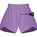 Girls Flowy Overlay Shorts Thumbnail