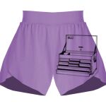 Girls Flowy Overlay Shorts Thumbnail