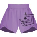 Girls Flowy Overlay Shorts Thumbnail